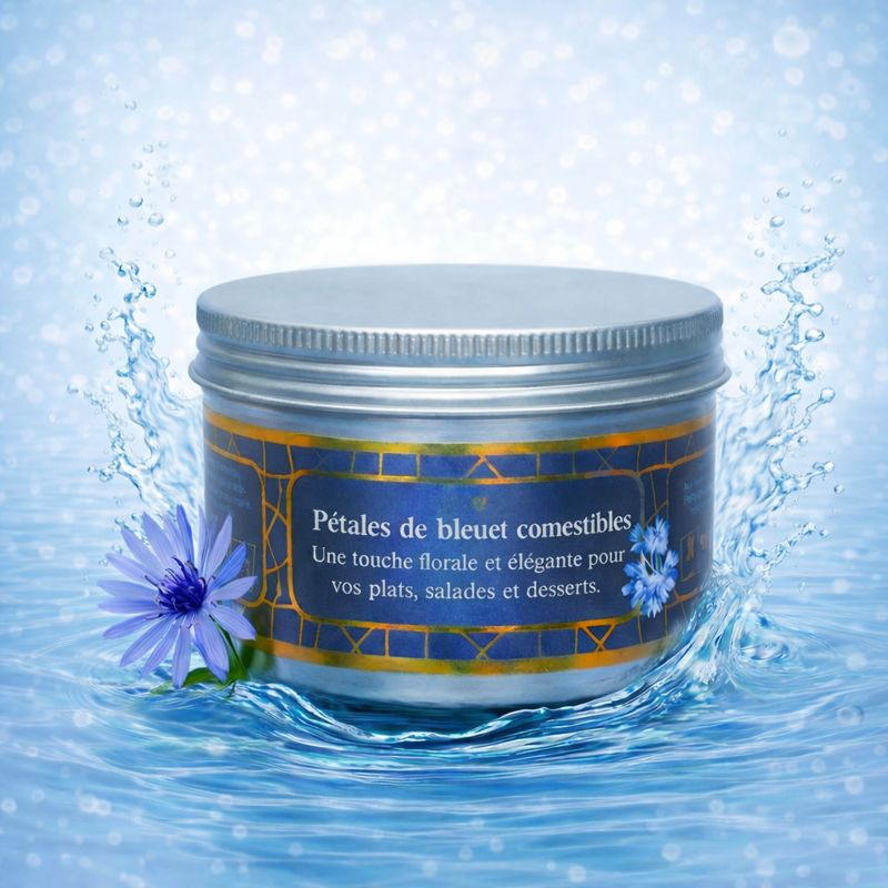 Pétales de Bleuet Comestibles