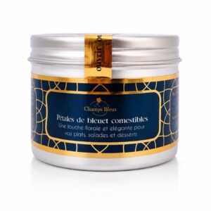 Pétales de bleuet comestibles pour décoration culinaire