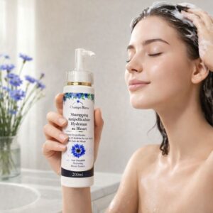 Shampoing Antipelliculaire Hydratant 2-en-1 au Bleuet