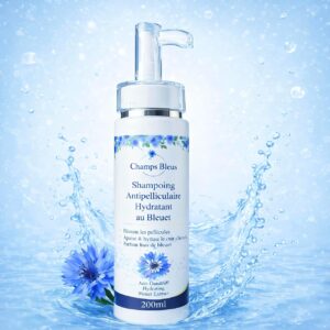 Shampoing Antipelliculaire Hydratant 2-en-1 au Bleuet