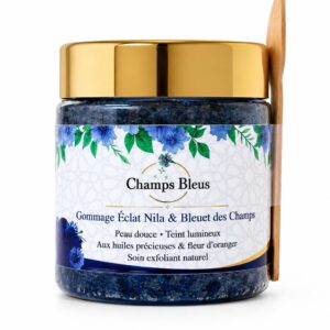 Gommage corps au Nila et Bleuet des Champs – Champs Bleus